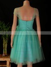 Sweetheart A-line Knee-length Tulle Ruffles Bridesmaid Dresses #DOB02017854