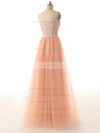 Sweetheart A-line Floor-length Tulle Sashes / Ribbons Bridesmaid Dresses #DOB02017528