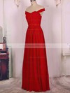 Sweetheart A-line Floor-length Chiffon Ruffles Bridesmaid Dresses #DOB02017575