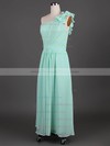 Wholesale Chiffon with Bow One Shoulder A-line Bridesmaid Dress #DOB01012385