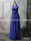 A-line Lavender Chiffon with Ruffles Informal Halter Bridesmaid Dress #DOB01012399