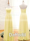 Perfect Sweetheart Chiffon with Ruffles A-line Bridesmaid Dresses #DOB01012407
