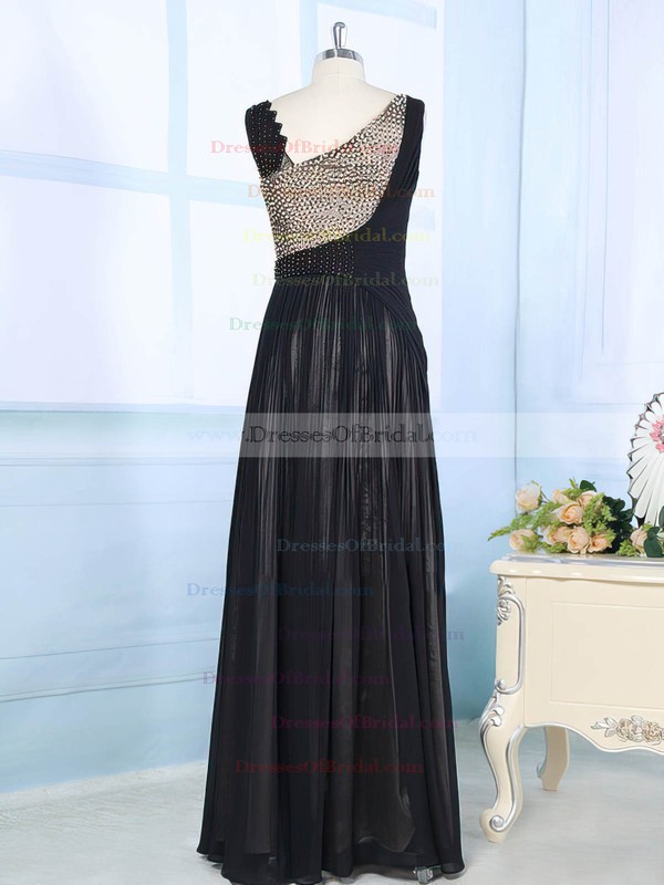 Multi Colours Chiffon Elastic Woven Satin with Beading A-line Beautiful Mother of the Bride Dress #DOB01021565