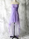 Nice Lace Chiffon Sweetheart Sheath/Column Lavender Bridesmaid Dresses #DOB01012552