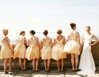 Champagne Knee-length Chiffon Sequined Sashes/Ribbons Great Bridesmaid Dress #DOB01012134