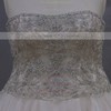Casual Champagne Court Train Tulle Crystal Detailing Sweetheart Wedding Dresses #DOB00022069