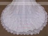 White Long Sleeve Tulle with Appliques Lace Trumpet/Mermaid Wedding Dresses #DOB00022071