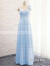 A-line Sweetheart Lavender Chiffon with Flower(s) Cheap Bridesmaid Dresses #DOB01012735