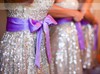 Amazing Sequined Sashes / Ribbons Sweetheart Short/Mini Bridesmaid Dress #DOB01012775