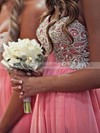 Empire Chiffon Beading Sweetheart Perfect Short/Mini Bridesmaid Dresses #DOB01012801