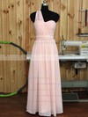 Great Sweetheart Chiffon Ruffles Floor-length Pink Bridesmaid Dress #DOB01012890