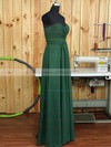 Sweetheart Chiffon Ruffles A-line Amazing Dark Green Bridesmaid Dress #DOB01012894