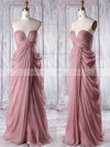 Empire Sweetheart Chiffon Floor-length Ruffles Fashion Bridesmaid Dresses #DOB01012933