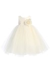 Discounted Scoop Neck Tulle Sashes / Ribbons Floor-length Ball Gown Flower Girl Dresses #DOB01031934