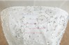 Vintage Strapless White Tulle Appliques Lace Floor-length Ball Gown Wedding Dresses #DOB00022583