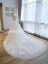 A-line Sweetheart Tulle with Beading Chapel Train Original Wedding Dresses #DOB00022676