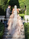 Glamorous Sweetheart Tulle with Cascading Ruffles Court Train Princess Wedding Dresses #DOB00022747