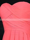 Chiffon A-line Sweetheart Short/Mini with Ruffles Bridesmaid Dresses #DOB01013117