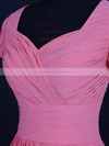 Chiffon A-line V-neck Short/Mini with Ruffles Bridesmaid Dresses #DOB01013120