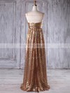 Sequined Empire Sweetheart Floor-length with Ruffles Bridesmaid Dresses #DOB01013218