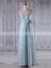 Chiffon Empire One Shoulder Floor-length with Sashes / Ribbons Bridesmaid Dresses #DOB01013257