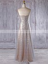 Tulle Sequined Empire Sweetheart Floor-length with Ruffles Bridesmaid Dresses #DOB01013335