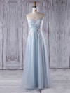 Tulle Empire Sweetheart Floor-length with Appliques Lace Bridesmaid Dresses #DOB01013358