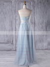 Tulle Empire Sweetheart Floor-length with Appliques Lace Bridesmaid Dresses #DOB01013358