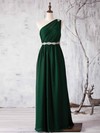 Chiffon A-line One Shoulder Floor-length with Sashes / Ribbons Bridesmaid Dresses #DOB01013371