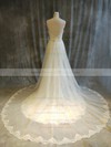 Tulle Lace Ball Gown Sweetheart Chapel Train with Beading Wedding Dresses #DOB00022916