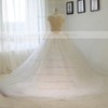 Tulle Ball Gown Scoop Neck Court Train with Sequins Wedding Dresses #DOB00023015