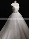 Tulle Ball Gown Sweetheart Floor-length with Beading Wedding Dresses #DOB00023041