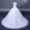 Tulle Ball Gown Sweetheart Court Train with Appliques Lace Wedding Dresses #DOB00023048