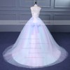Tulle Ball Gown Sweetheart Court Train with Beading Wedding Dresses #DOB00023049
