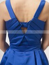 Square A-line Knee-length Satin Sashes/Ribbons Bridesmaid Dresses #DOB02022814
