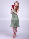 Sweetheart A-line Knee-length Chiffon Pleats Bridesmaid Dresses #DOB02042133