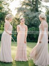 Chiffon A-line One Shoulder Floor-length Ruffles Bridesmaid Dresses #DOB01013618