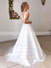 Sequined Ball Gown V-neck Floor-length Wedding Dresses #DOB00023641
