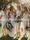 Lace A-line Sweetheart Sweep Train Split Front Wedding Dresses #DOB00023752