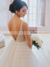 Glitter Ball Gown V-neck Court Train Wedding Dresses #DOB00023809