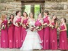 Chiffon A-line Off-the-shoulder Floor-length Ruffles Bridesmaid Dresses #DOB01013772