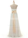 Strapless A-line Floor-length Chiffon Bow Bridesmaid Dresses #DOB02016950