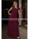 Square Neckline A-line Ankle-length Chiffon Ruffles Bridesmaid Dresses #DOB02018146